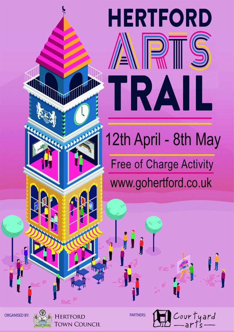 Hertford Arts Trail poster
