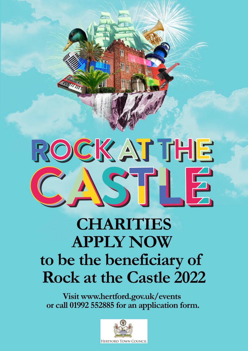 Rock at the Castle Charity Poster