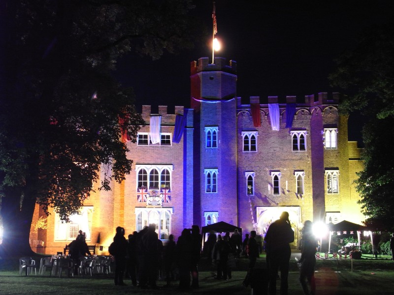 Image of Hertford Castle Jubilee 2012 Beacon Lighting