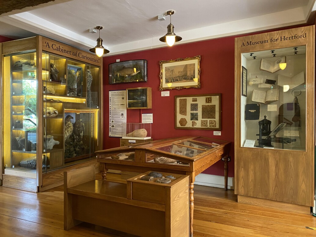 Inside Hertford Museum